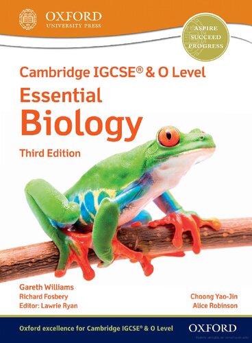 Cambridge IGCSE & O Level Essential Biology 3rd Edition