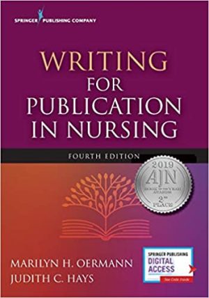 Writing for Publication in Nursing 4th Ed