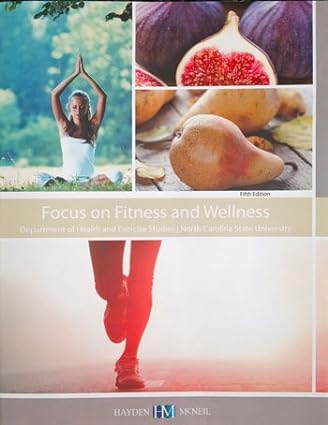 Focus on Fitness and Wellness Department of Health and Exercise North Carolina State University