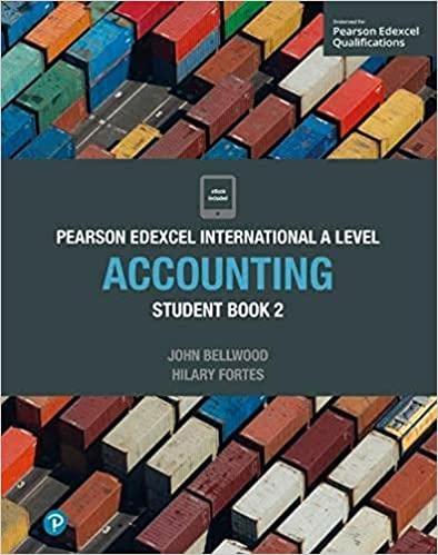 Pearson Edexcel International A Level Accounting Student Book 2