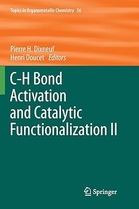CH Bond Activation and Catalytic Functionalization II