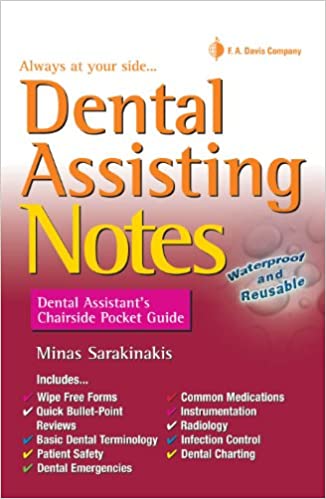 Dental Assisting Notes Dental Assistant's Chairside Pocket Guide