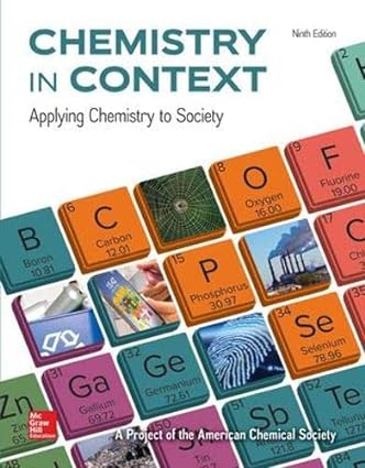 Chemistry in Context 9th Edition