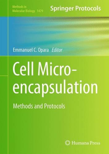 Cell Microencapsulation Methods and Protocols