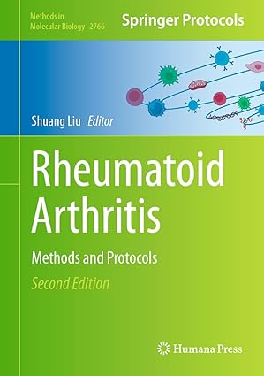 Rheumatoid Arthritis Methods and Protocols 2nd Edition