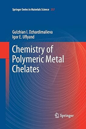 Chemistry of Polymeric Metal Chelates
