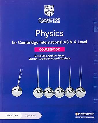 Cambridge International AS & A Level Physics Coursebook with Digital Access 3rd Edition