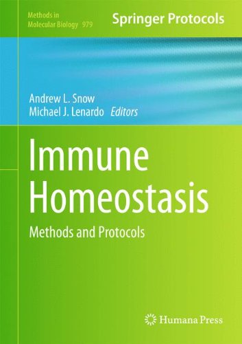 Immune Homeostasis Methods and Protocols
