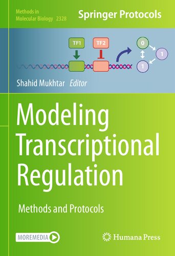 Modeling Transcriptional Regulation Methods and Protocols