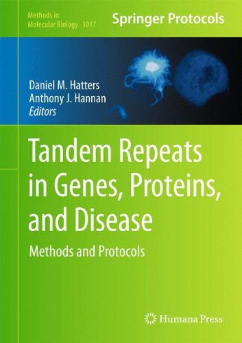 Tandem Repeats in Genes Proteins and Disease Methods and Protocols