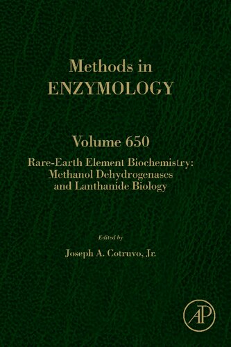 Rare Earth Element Biochemistry Methanol Dehydrogenases and Lanthanide Biology